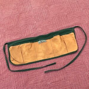 Green and Tan utility Apron